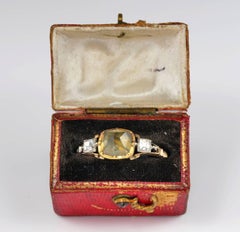 Antique 2.0 Carat Early Pointed Diamond Plus Rare Solitaire Ring