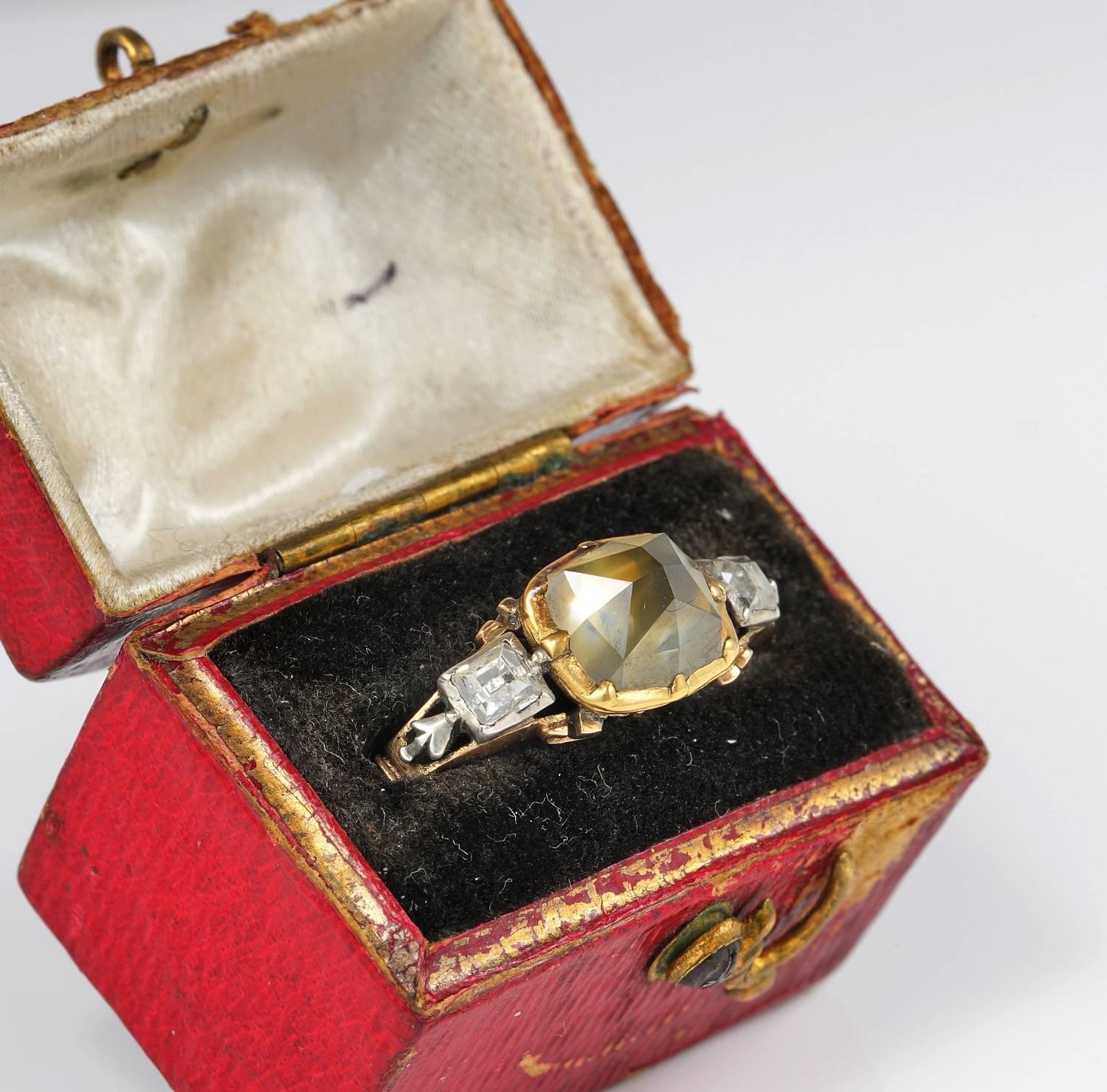 pointy diamond ring