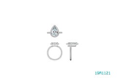 Antique 2.05 Carat Pear Shape GIA D/ SI 1, Buy It Loose or with a Custom Setting