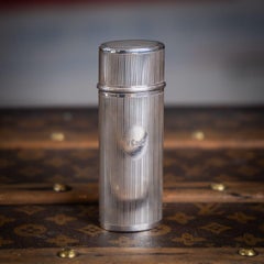 Antique 20th Century American Solid Silver Cigar Tube By Tiffany & Co