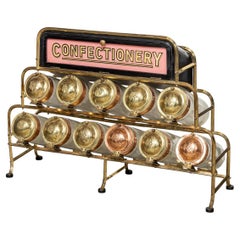 Antique 20th Century Argentinian Two Tier Candy Dispenser By Vendo Solo c.1920