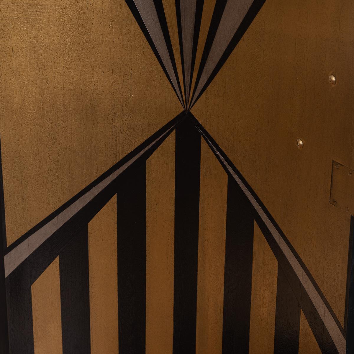 Antiker Art-déco-Cocktailschrank „Demi Lune“ aus dem 20. Jahrhundert, ca. 1920 im Angebot 1