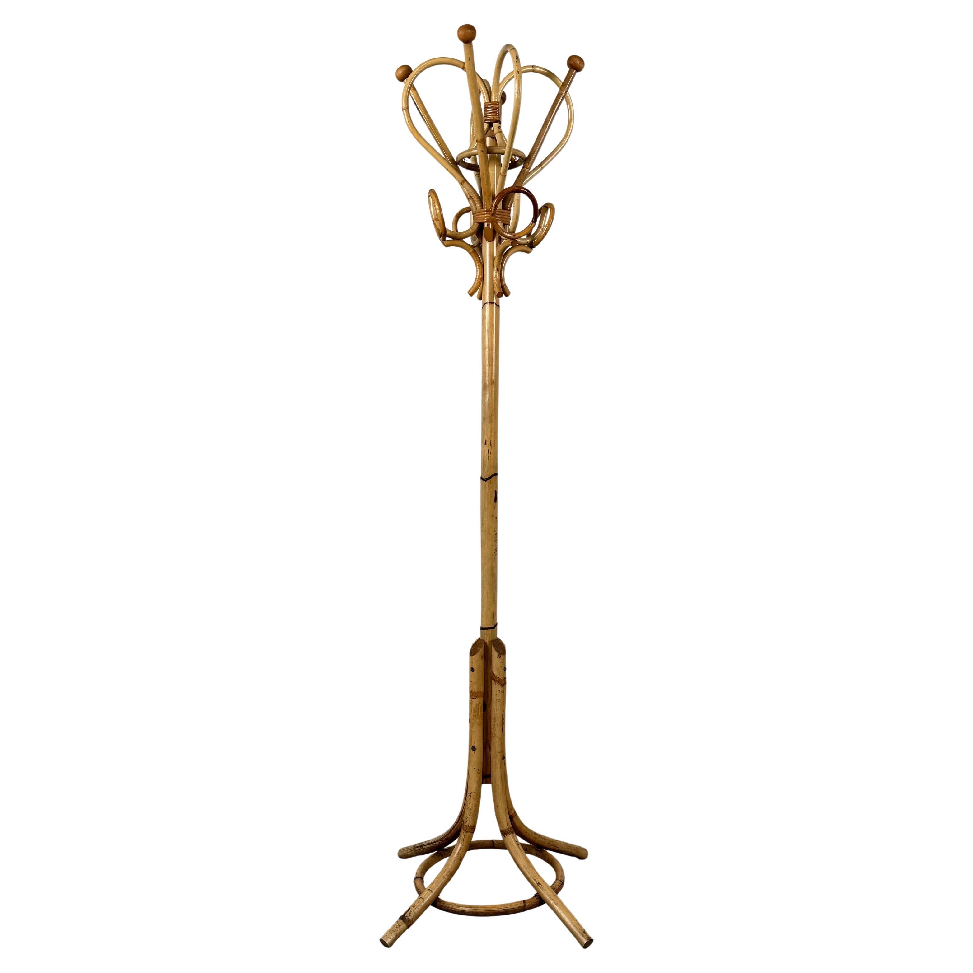 Antique 20th Century Bamboo Coat Stand ( REF AF-3537 )