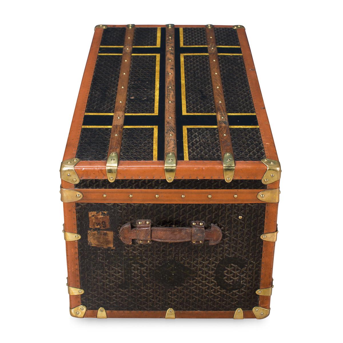 vintage goyard trunk