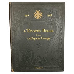 Libro antiguo del siglo XX: "1914-1918 L'Épopée Belge dans la Guerre - 2Y534