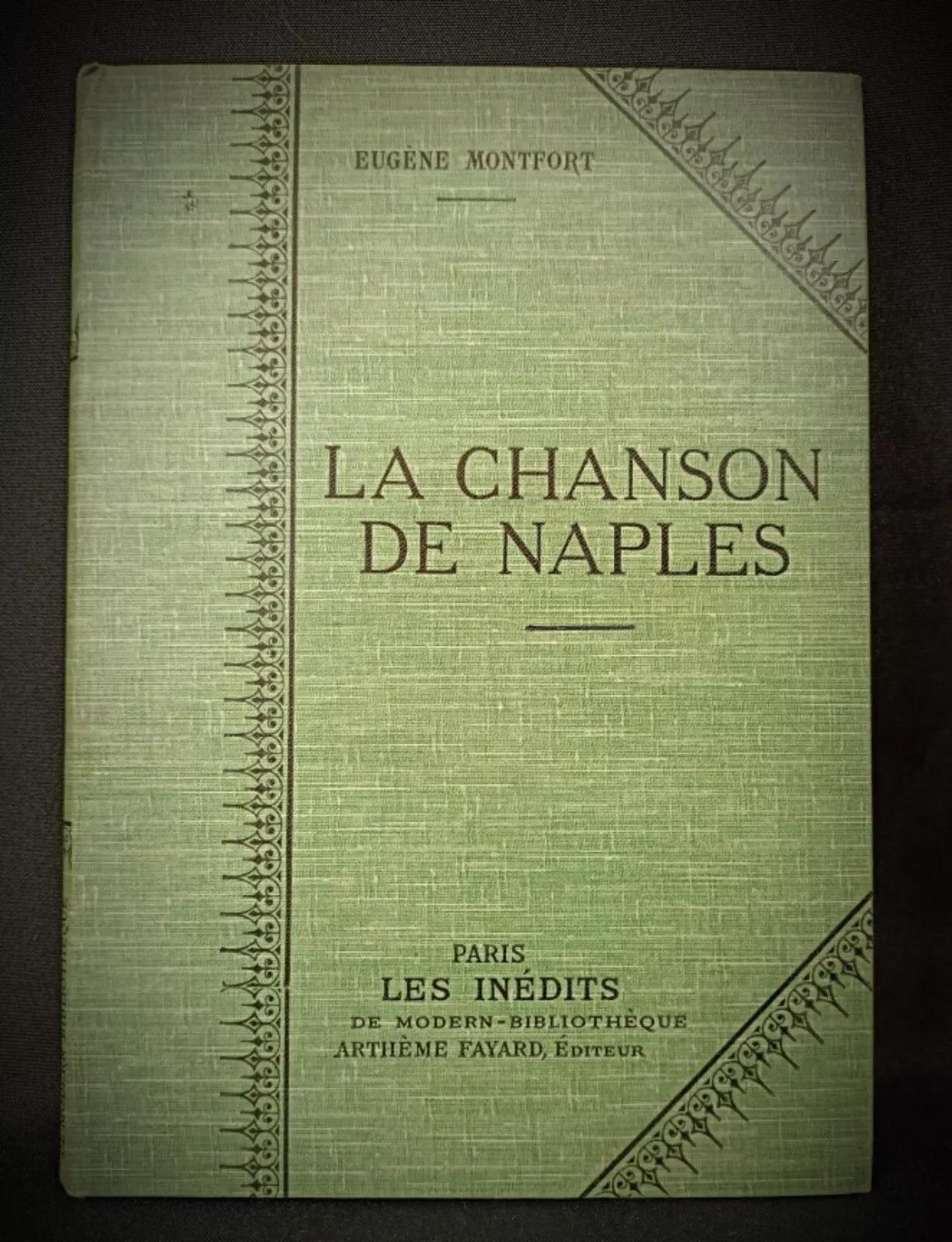 Papier Livre ancien du XXe siècle d'Eugène Montfort - 