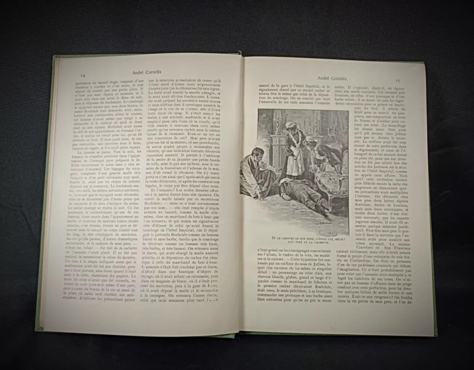 French Antique 20th Century Book by Paul Bourget 