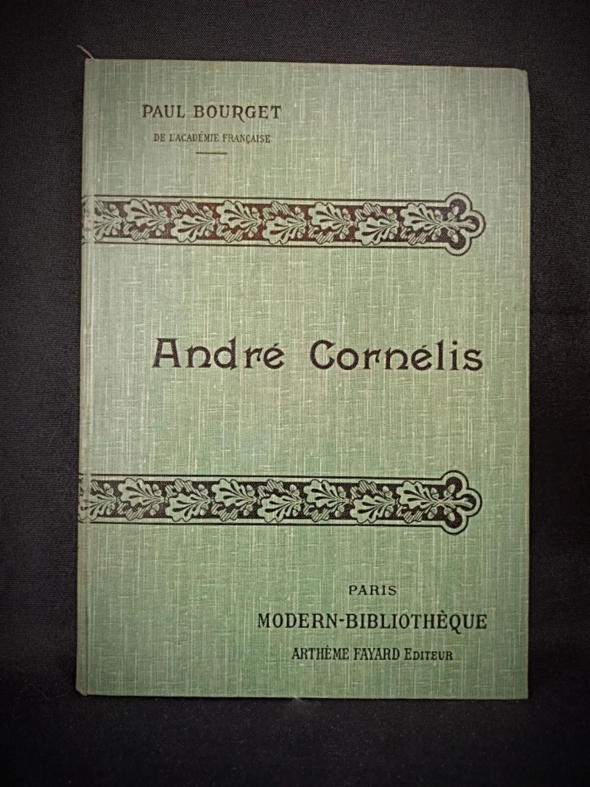 Antique 20th Century Book by Paul Bourget 