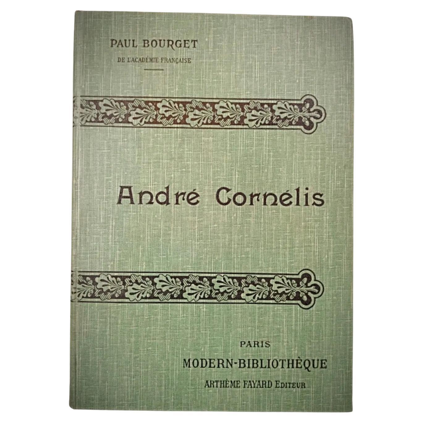 Antique 20th Century Book by Paul Bourget "André Cornélis" - Paris - 2Y237