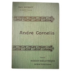 Antique 20th Century Book by Paul Bourget "André Cornélis" - Paris - 2Y237