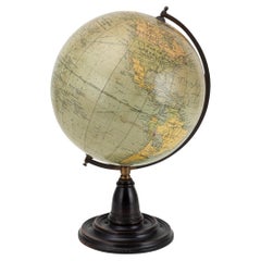 Antique 20th Century British Empire Globe By George Philips & Sons Ltd c.1900