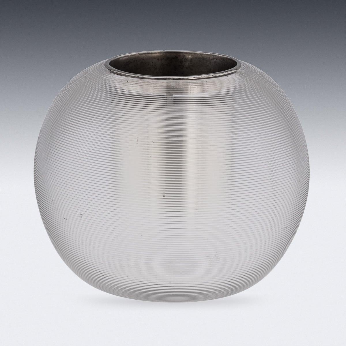 Antique 20th Century British Silver Plate & Engraved Glass Match Striker c.1910 In Good Condition For Sale In Royal Tunbridge Wells, Kent