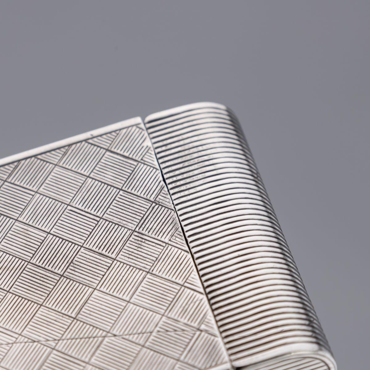 Antique 20th Century Cartier Solid Silver Travel Clock c.1908 For Sale 2