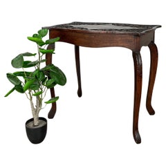 Antique 20th Century Carved Side Table In Oak ( REF AF-3039 )