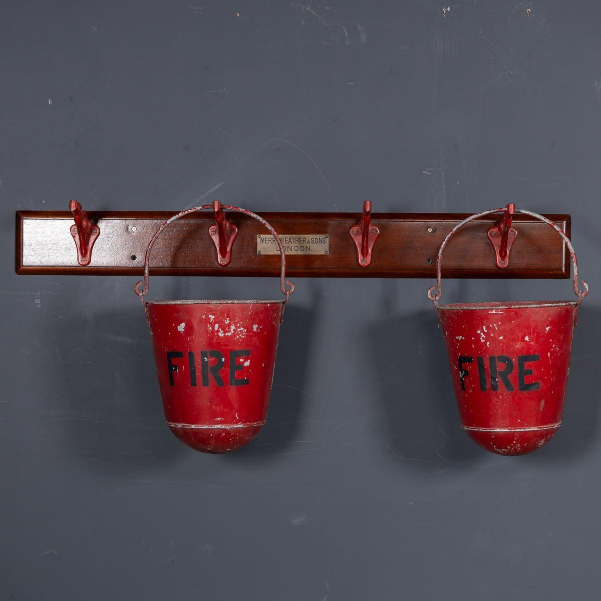 Other Antique 20th Century Cast Iron Hooks & Fire Buckets, Merryweather & Sons c.1900