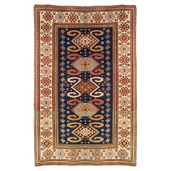Vintage 20th Century Caucasian Handmade Rug c.1920