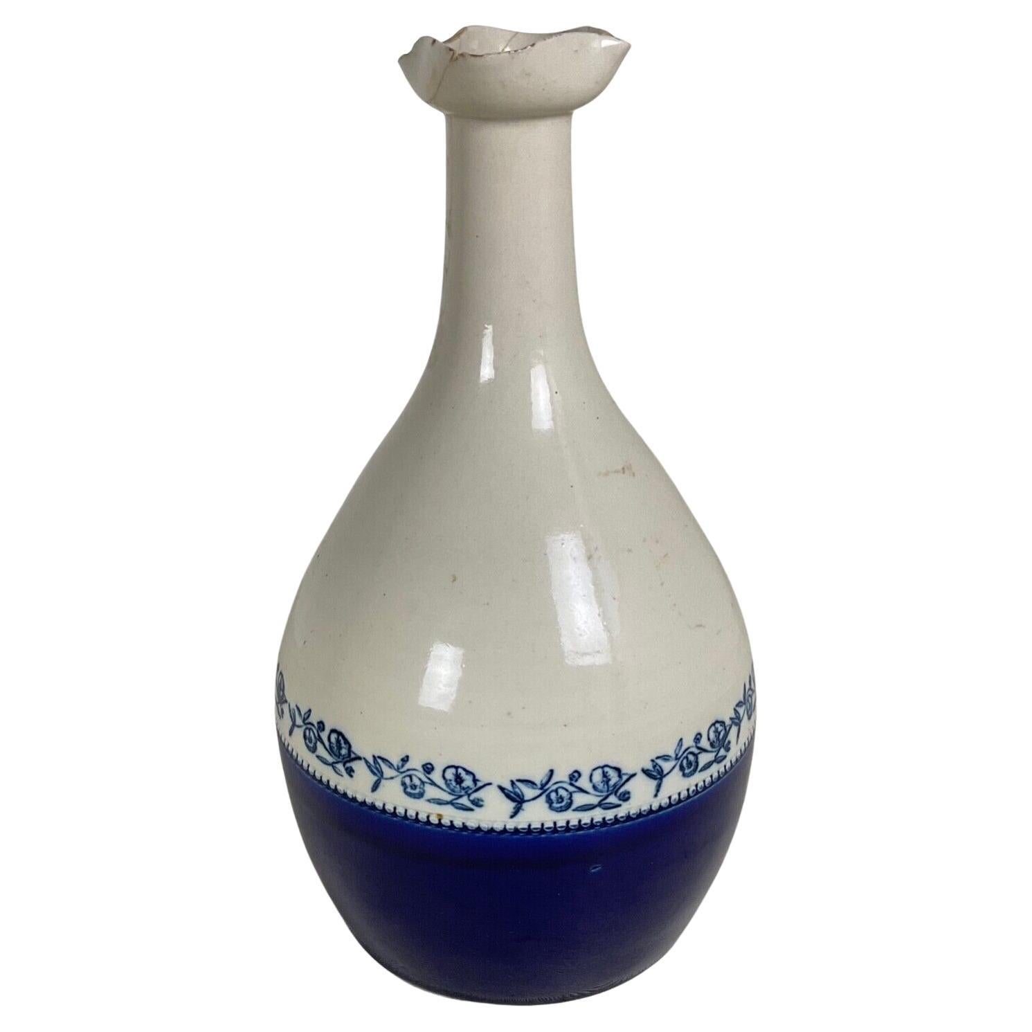 Antique 20th Century Ceramic Pitcher, "Propriété JPV" Floral Design - 2Y543