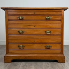Antique 20th Century Chest Of Drawers In Satinwood ( REF AF-3646 )