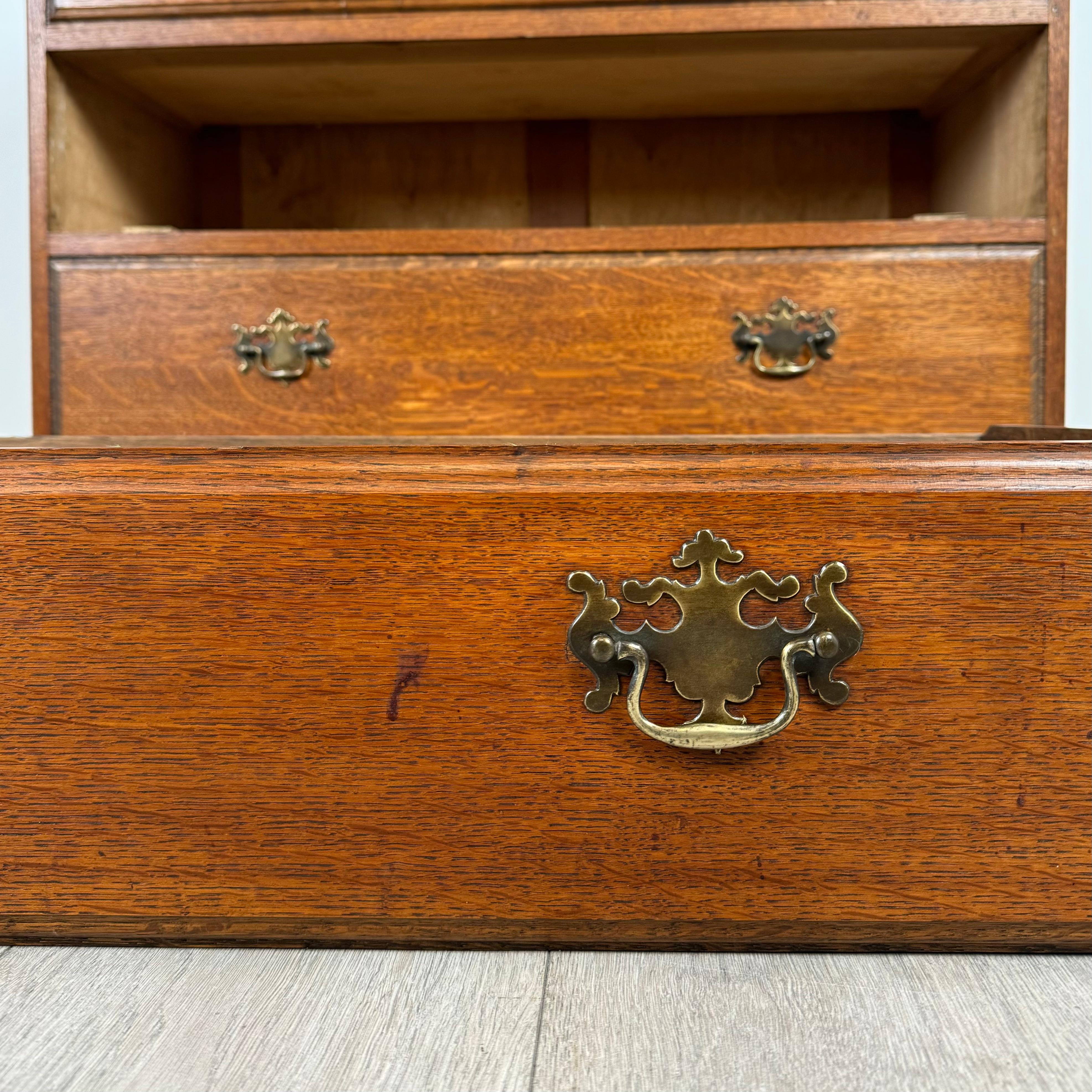 Antique 20th Century Chest Of Drawers Of Fine Quality In Oak ( REF AF-3681 For Sale 8