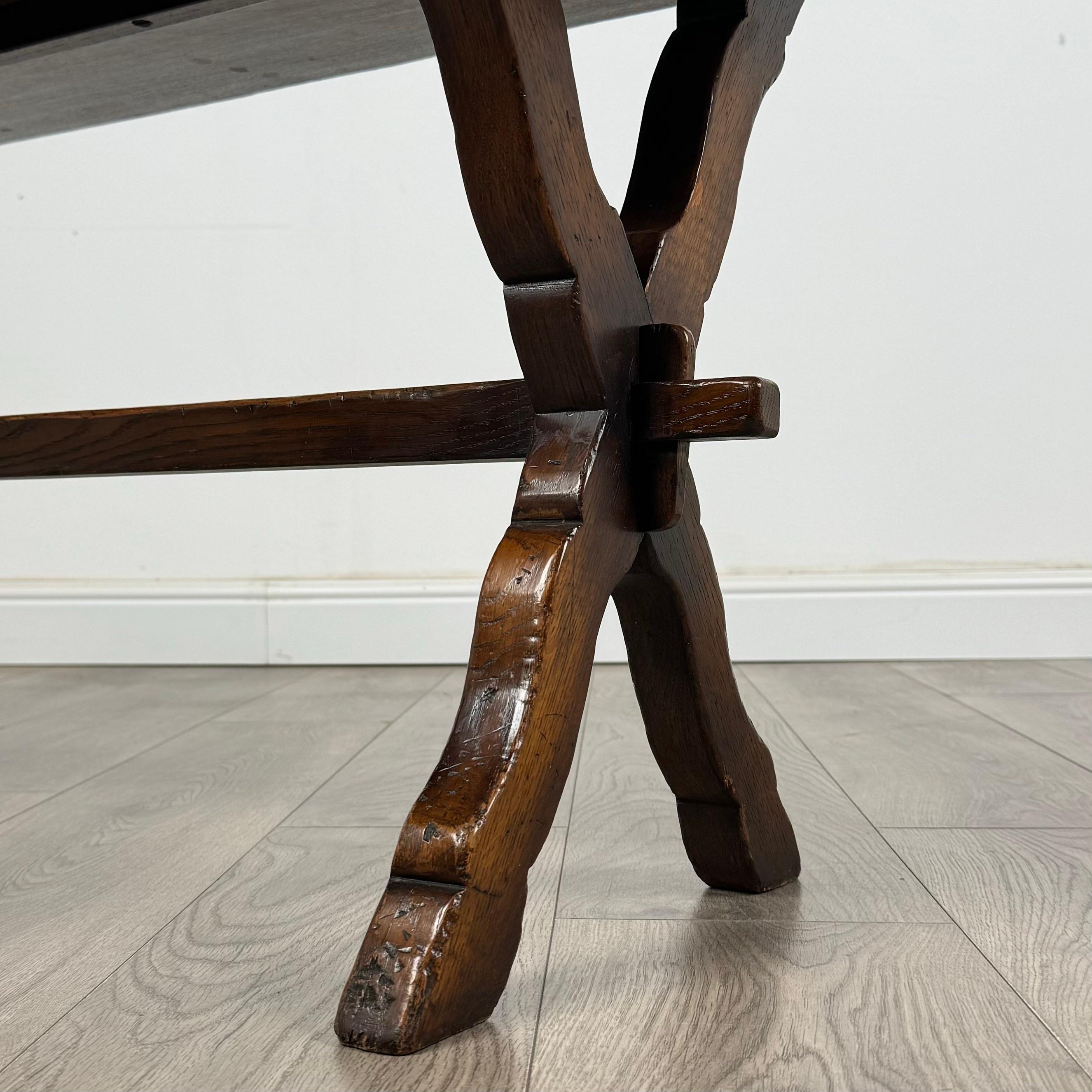 Table basse ancienne du 20ème siècle en Oak Oak ( REF AF-3405 ) en vente 1