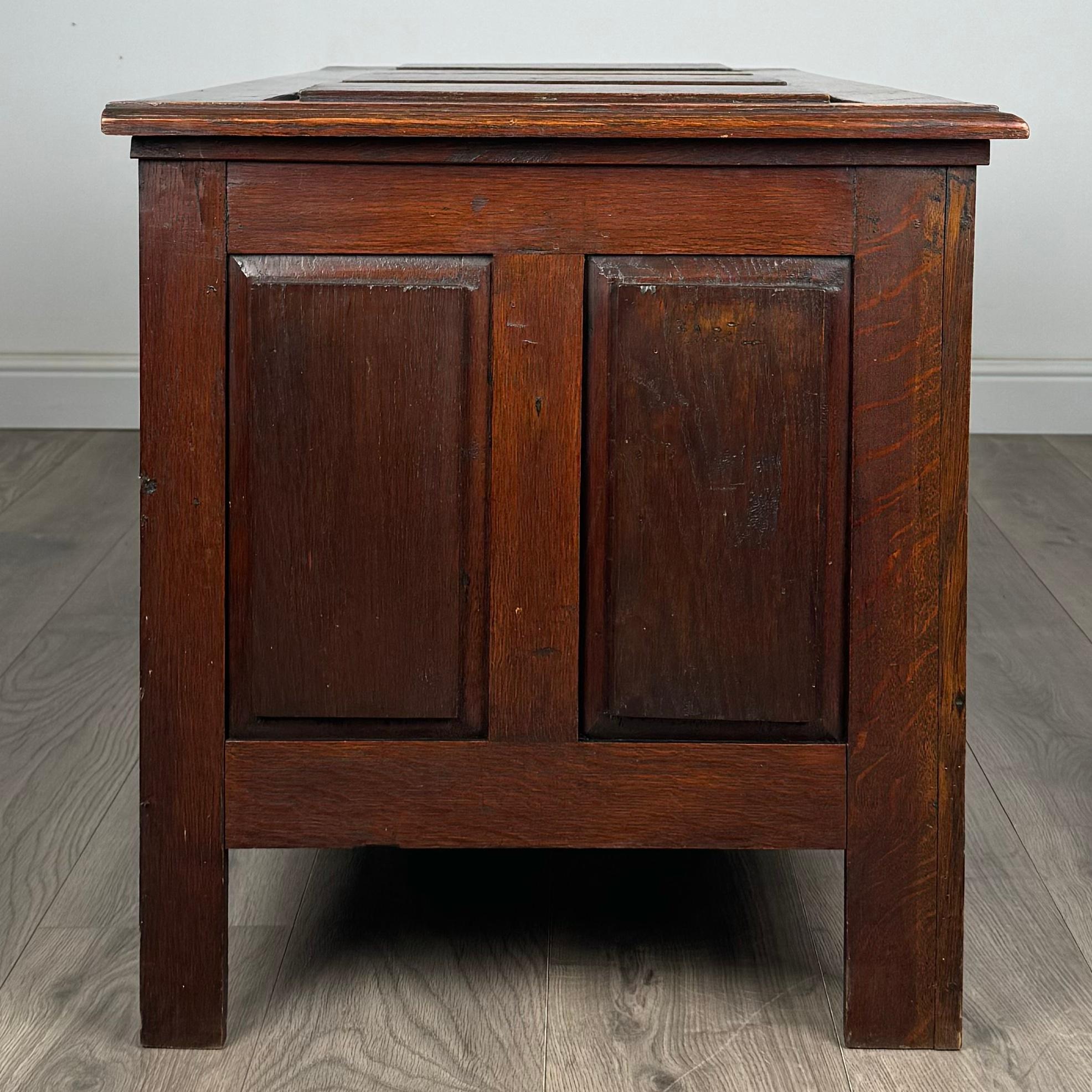 Antico forziere del XX secolo in Oak ( REF AFS 3371 ) in vendita 3