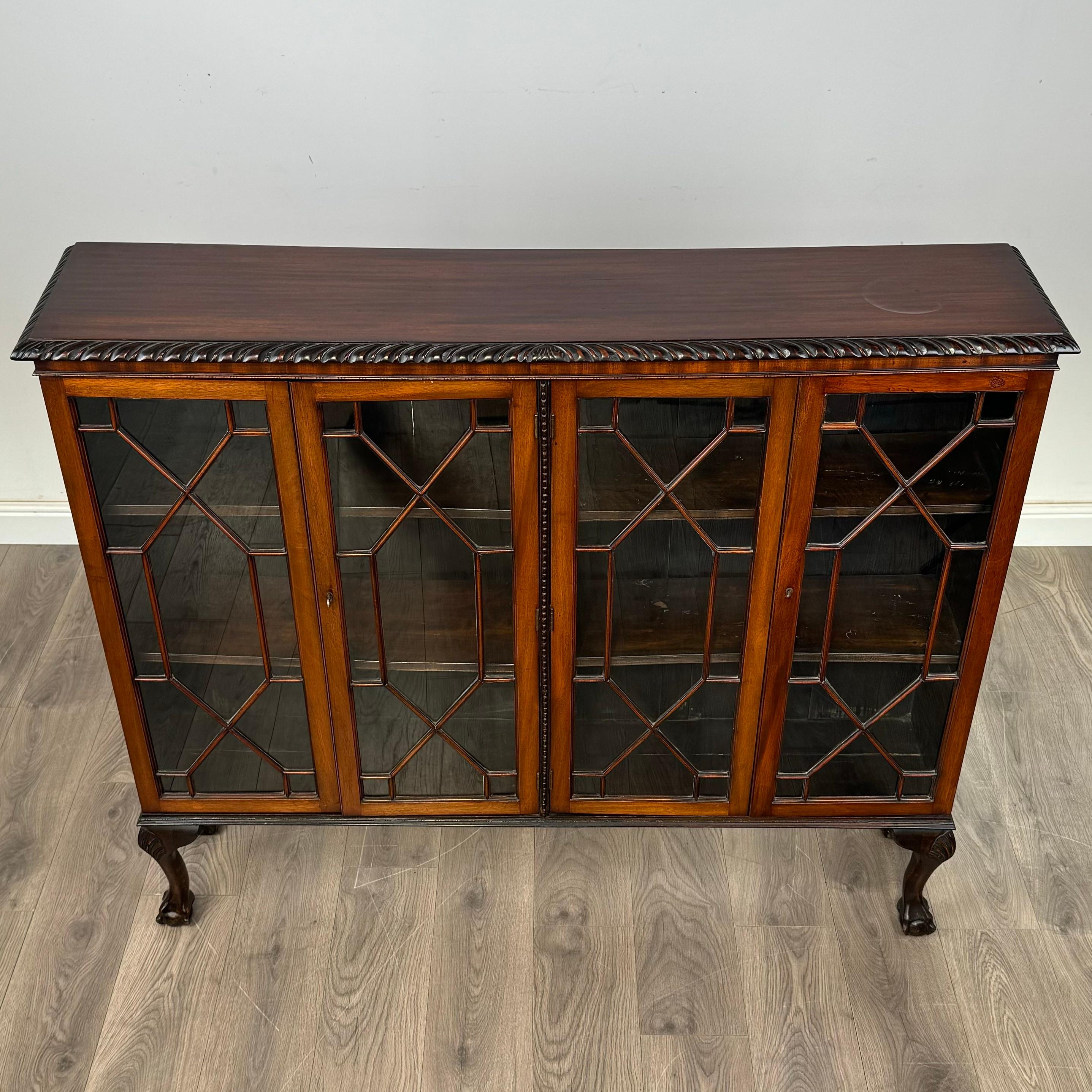 Vitrine ancienne du 20ème siècle en acajou (REF AF-3490) en vente 5
