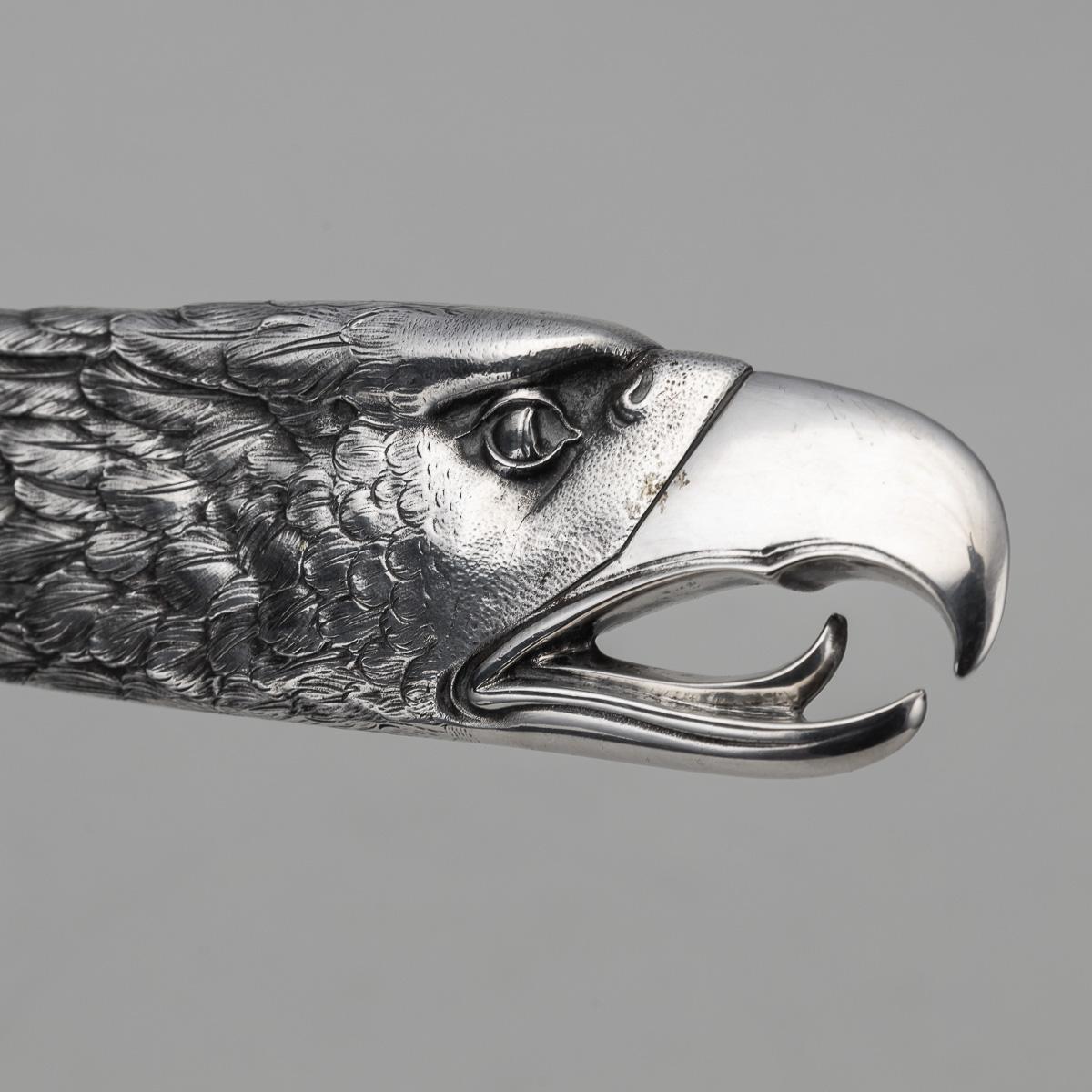 Antique Tourne-papier en argent massif hollandais du 20ème siècle, Thomas H Saakes c.1910 en vente 5