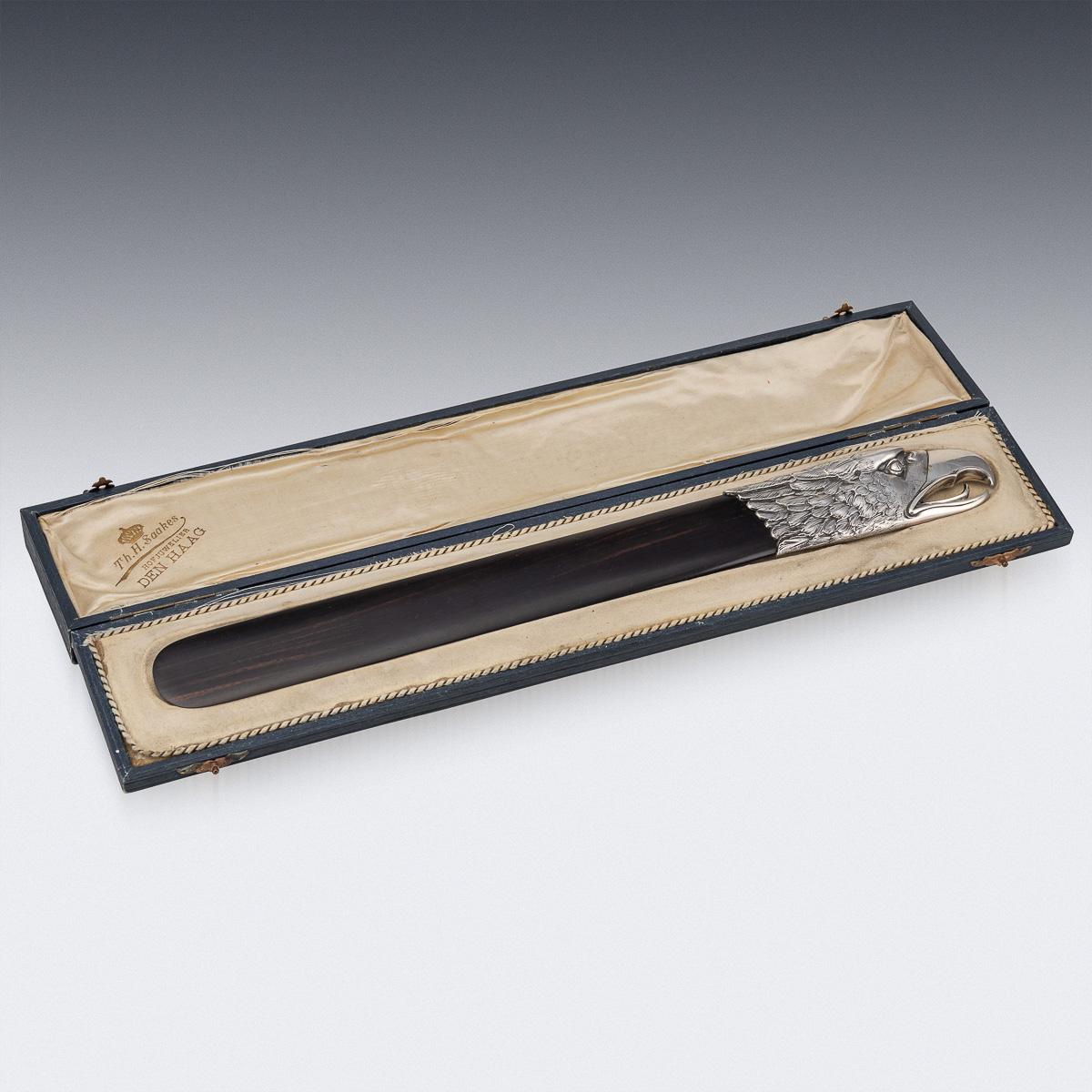 Autre Antique Tourne-papier en argent massif hollandais du 20ème siècle, Thomas H Saakes c.1910 en vente