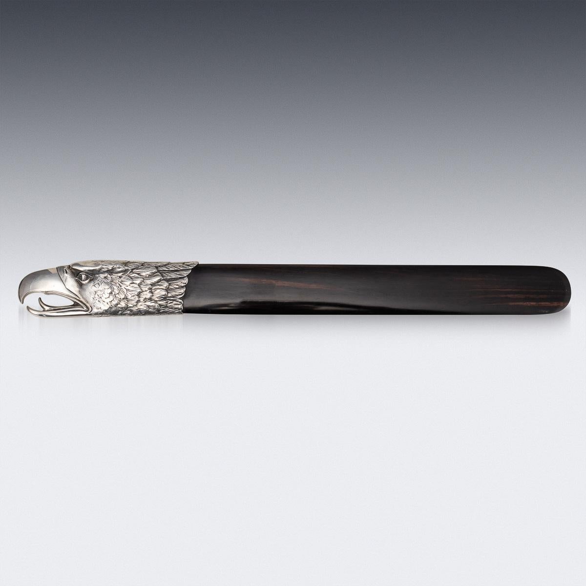 Antique Tourne-papier en argent massif hollandais du 20ème siècle, Thomas H Saakes c.1910 Bon état - En vente à Royal Tunbridge Wells, Kent