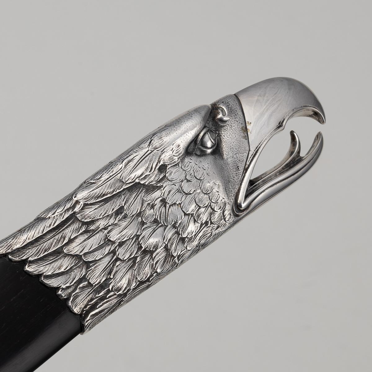 20ième siècle Antique Tourne-papier en argent massif hollandais du 20ème siècle, Thomas H Saakes c.1910 en vente