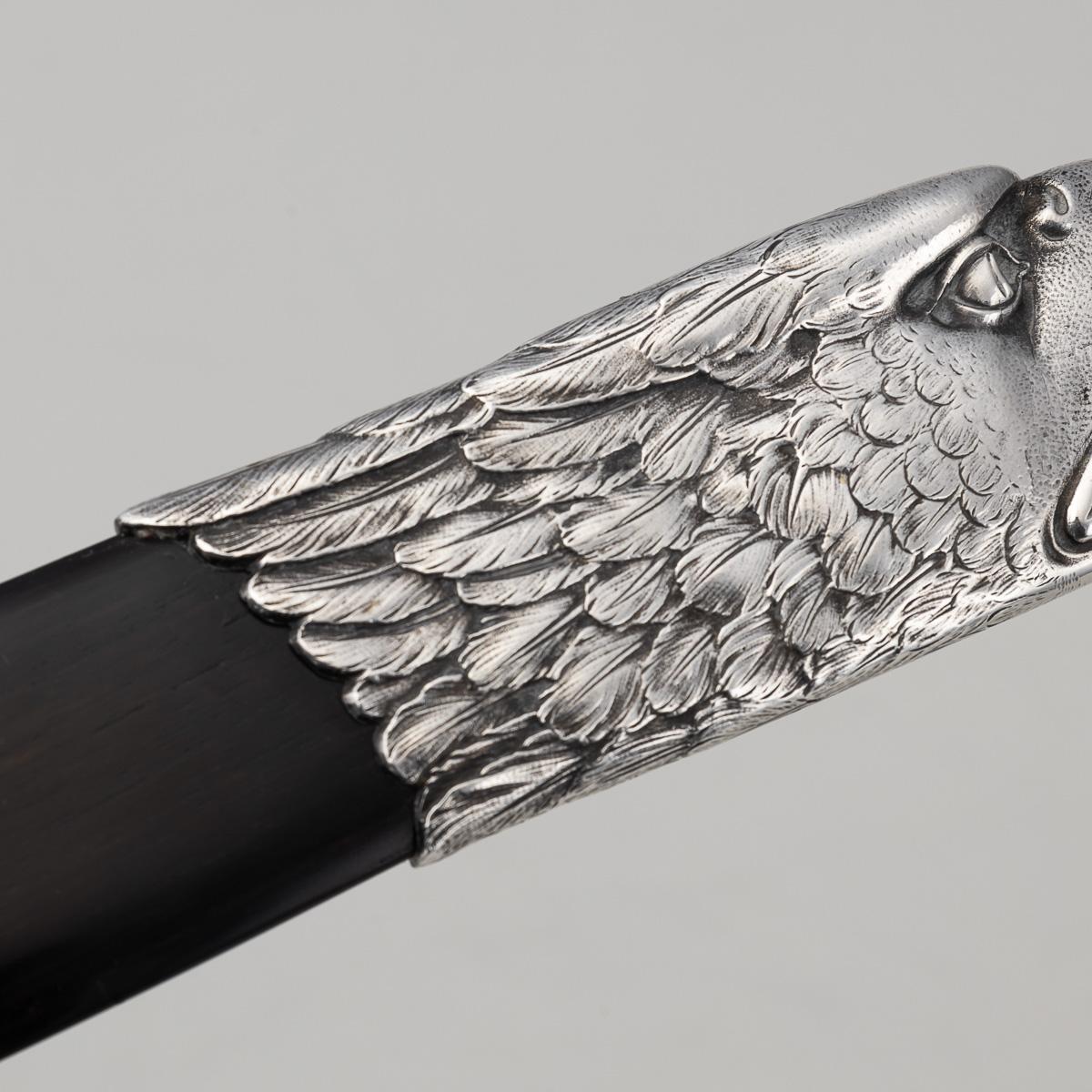 Argent Antique Tourne-papier en argent massif hollandais du 20ème siècle, Thomas H Saakes c.1910 en vente
