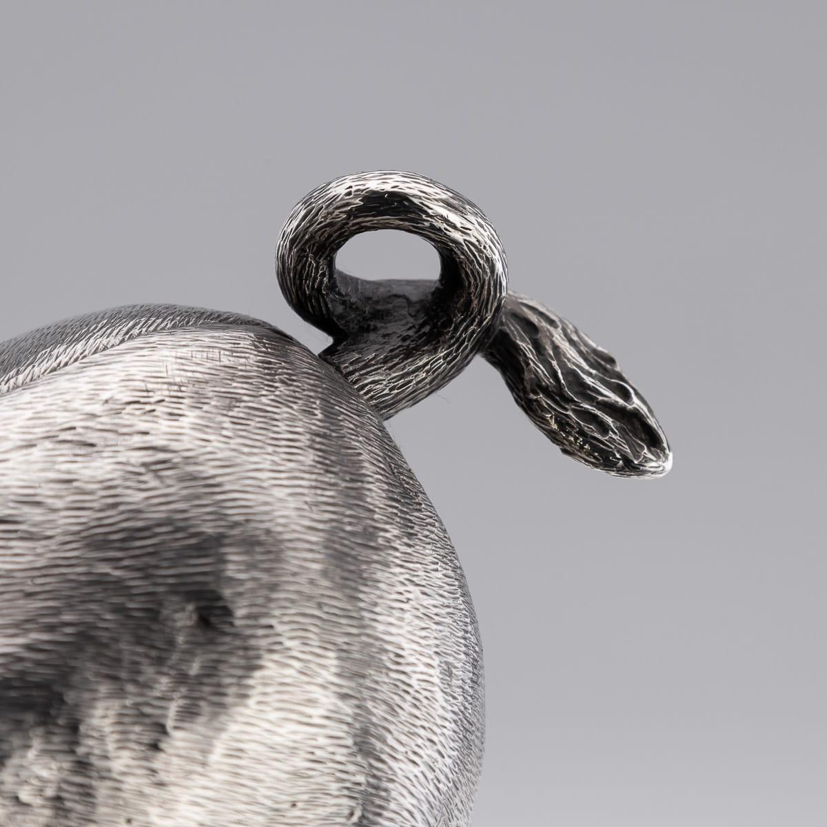 Antique 20ème siècle Edwardian Solid Silver Novelty Butchers Bell, London c.1903 en vente 6