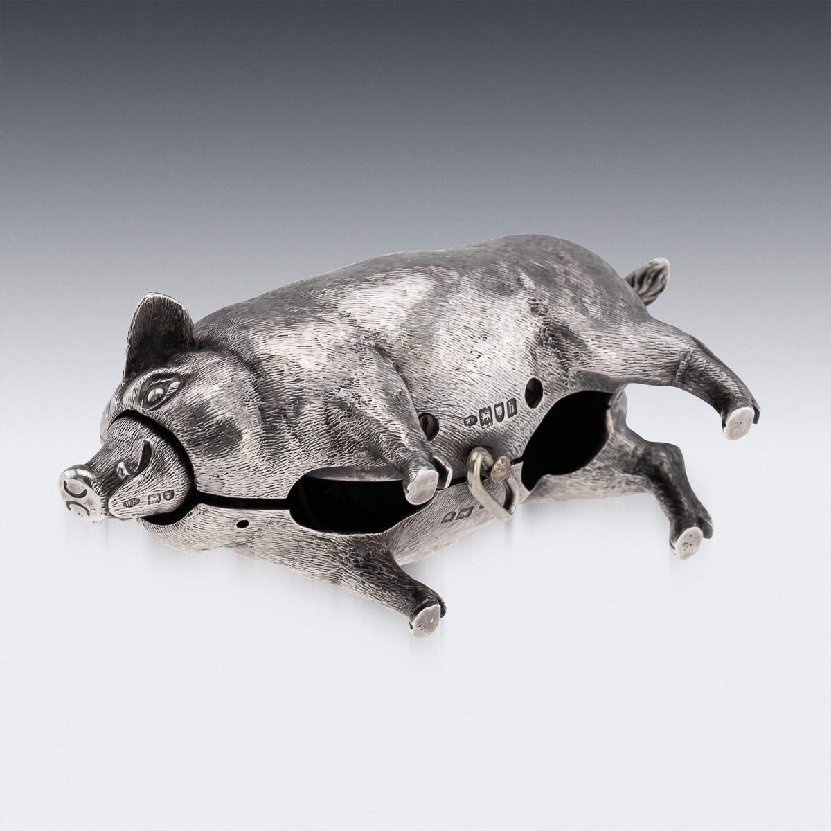 Argent Antique 20ème siècle Edwardian Solid Silver Novelty Butchers Bell, London c.1903 en vente