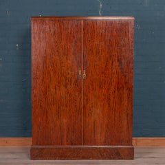 Antique 20th Century English Art Deco Compactom Wardrobe, circa 1930
