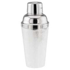 Antique 20th Century English Solid Silver Cocktail Shaker, Atkin Brothers c.1924