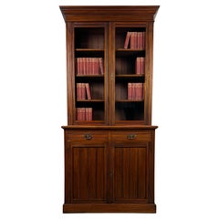 Antikes Bücherregal des 20. Jahrhunderts in Nussbaum ( REF AF-3722 )