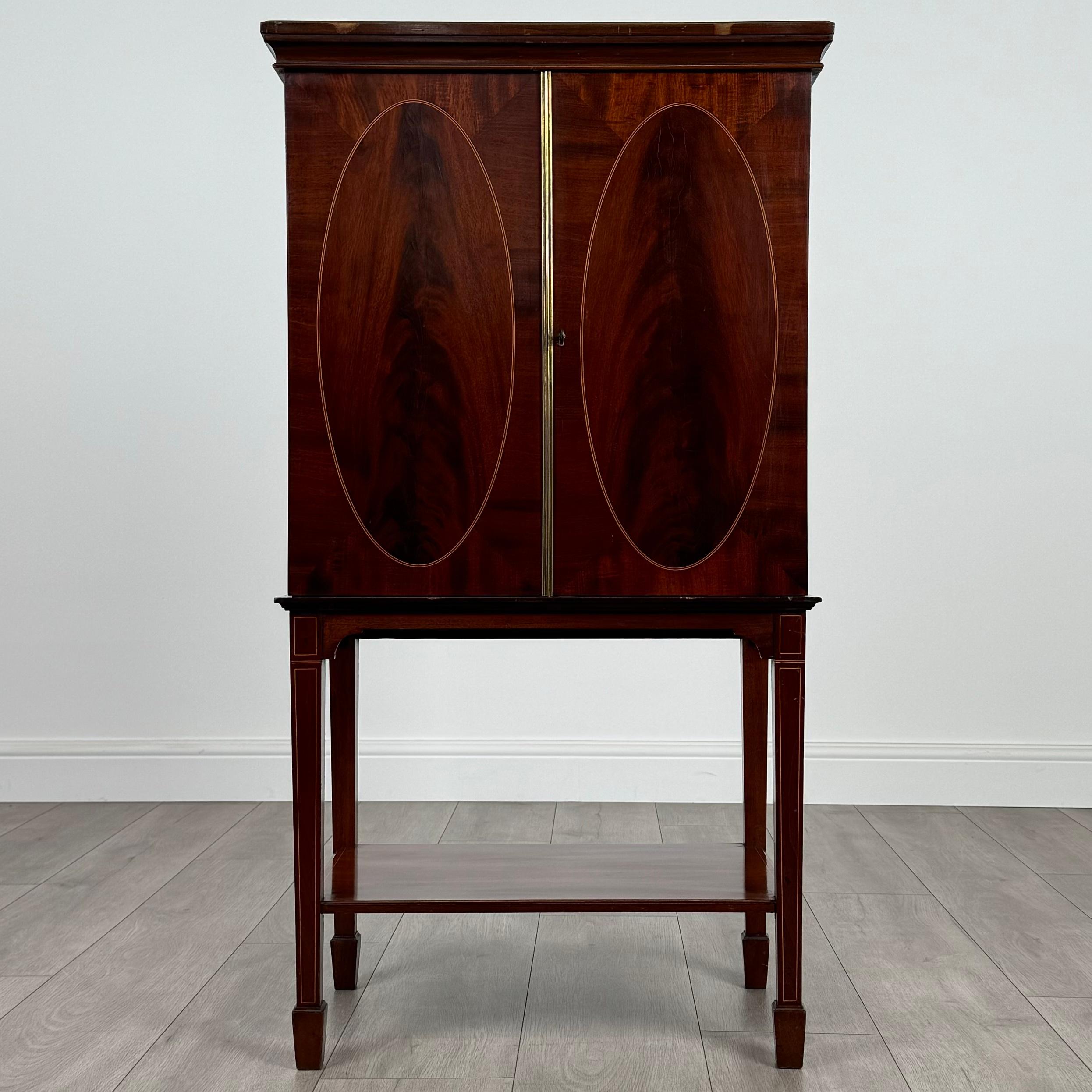 Antique 20th Century Fine Quality Cabinet In Mahogany ( REF AF-3716 )