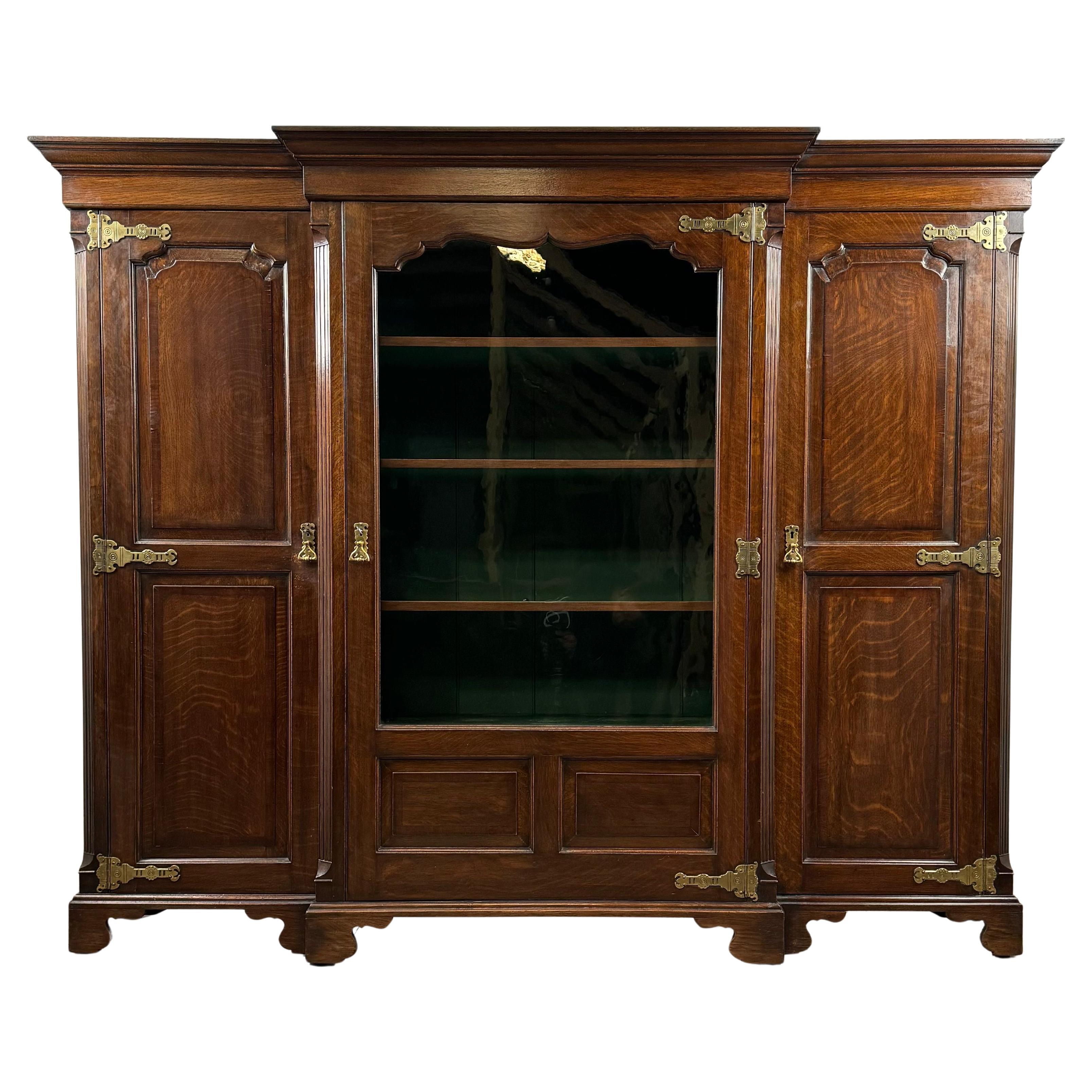 Antique 20th Century Fine Quality Cabinet In Oak ( REF AF-3261 )