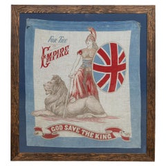 Antike gerahmte edwardianische Britannia For The Empire Flagge aus dem 20. Jahrhundert, ca. 1905
