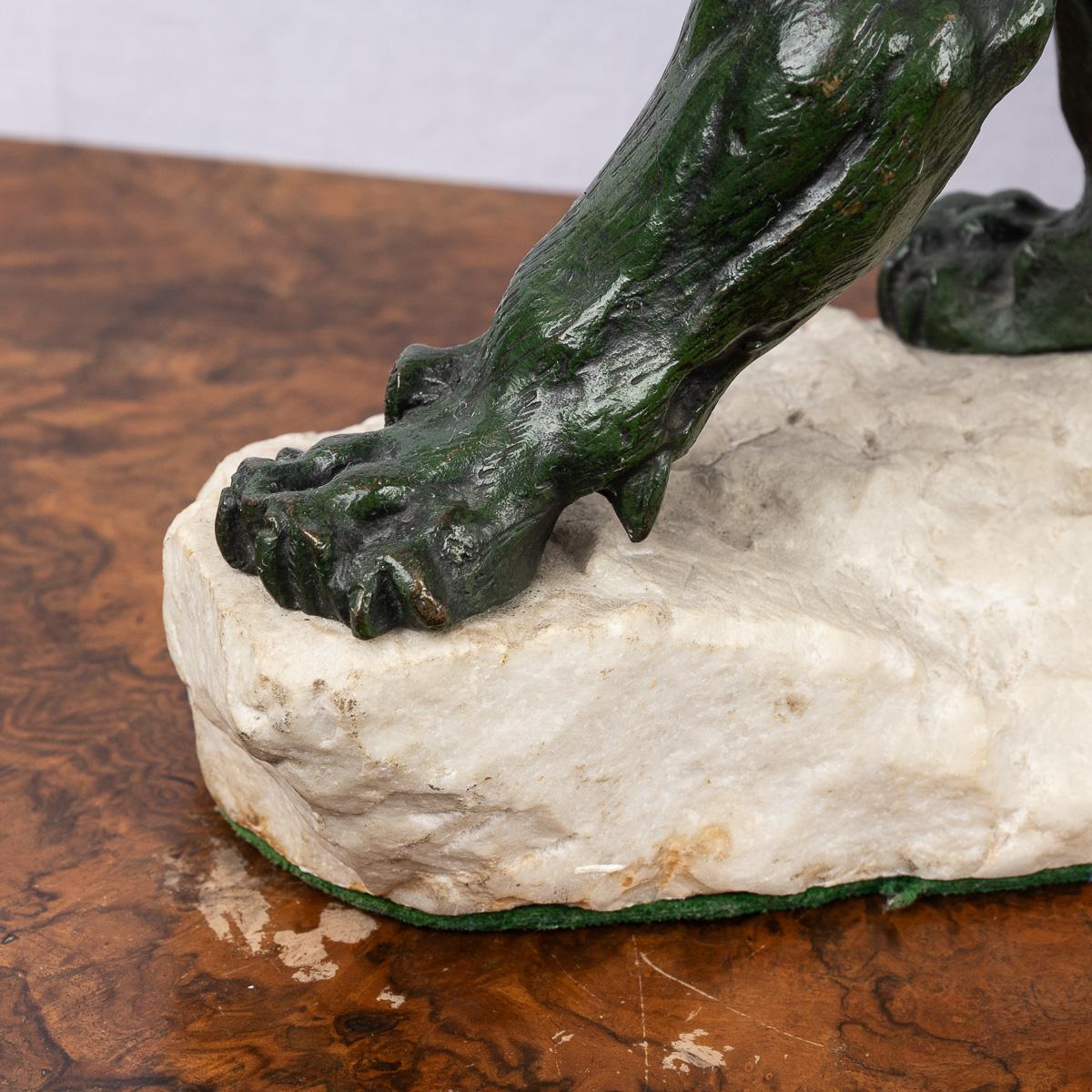 Antique 20ème siècle Art Déco français Jaguar sur base en pierre, Eugene Cartier en vente 6