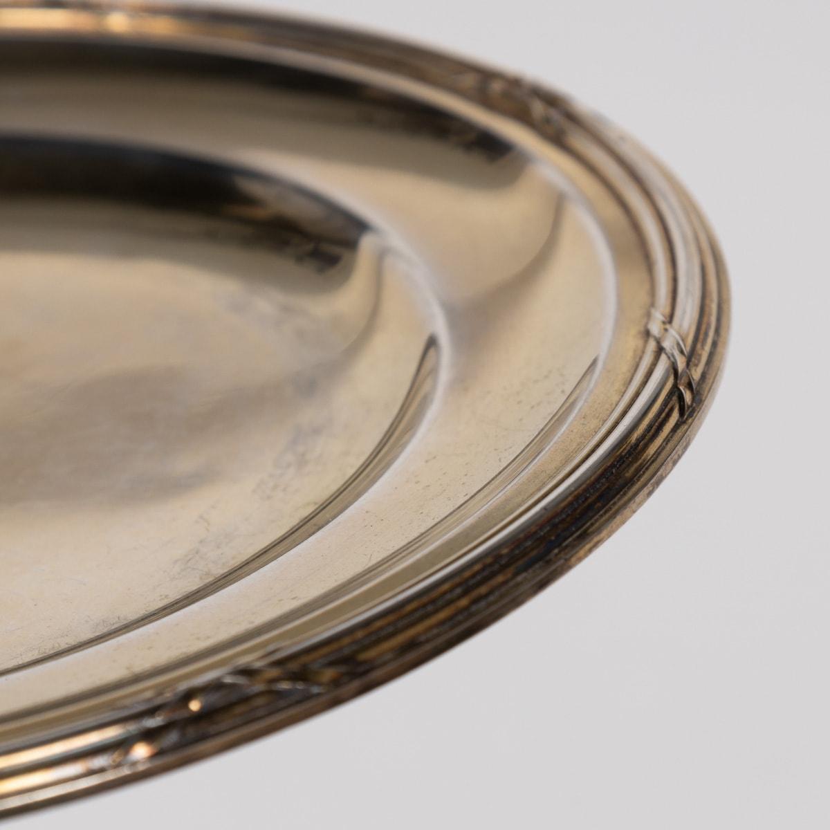 Antique 20th Century French Gilt Solid Silver Dishes By Gustave Keller, Paris For Sale 1