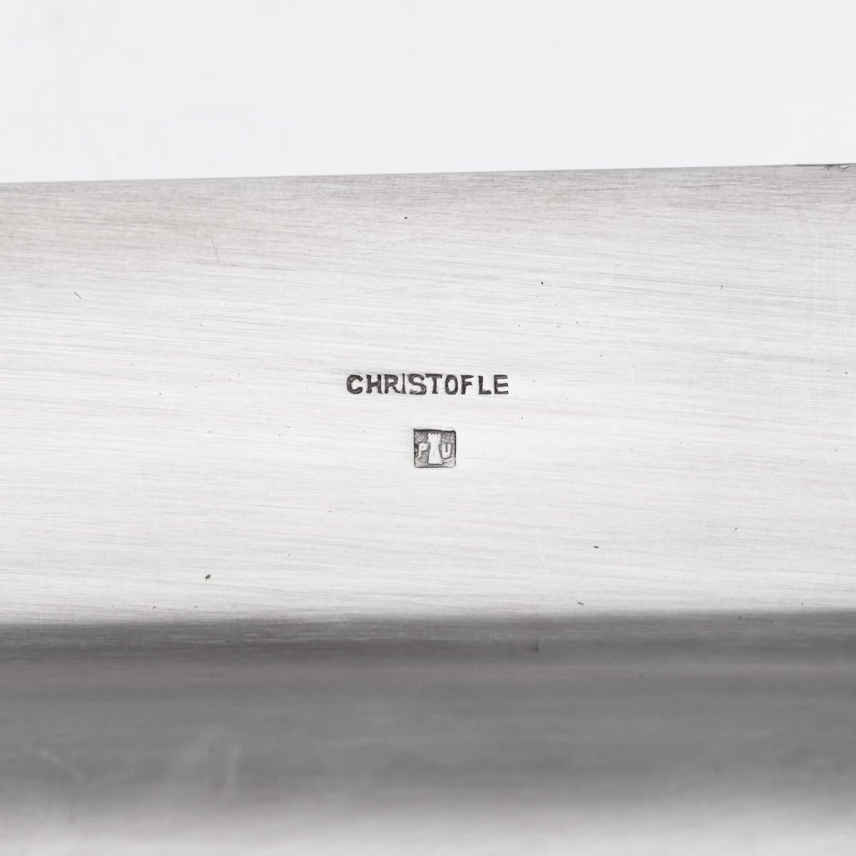 Antique 20th Century French Silver Plated Cocktail Tray, Christofle c.1920 7