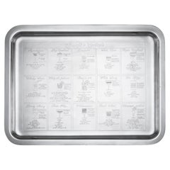 Antique 20th Century French Silver Plated Cocktail Tray, Christofle c.1920