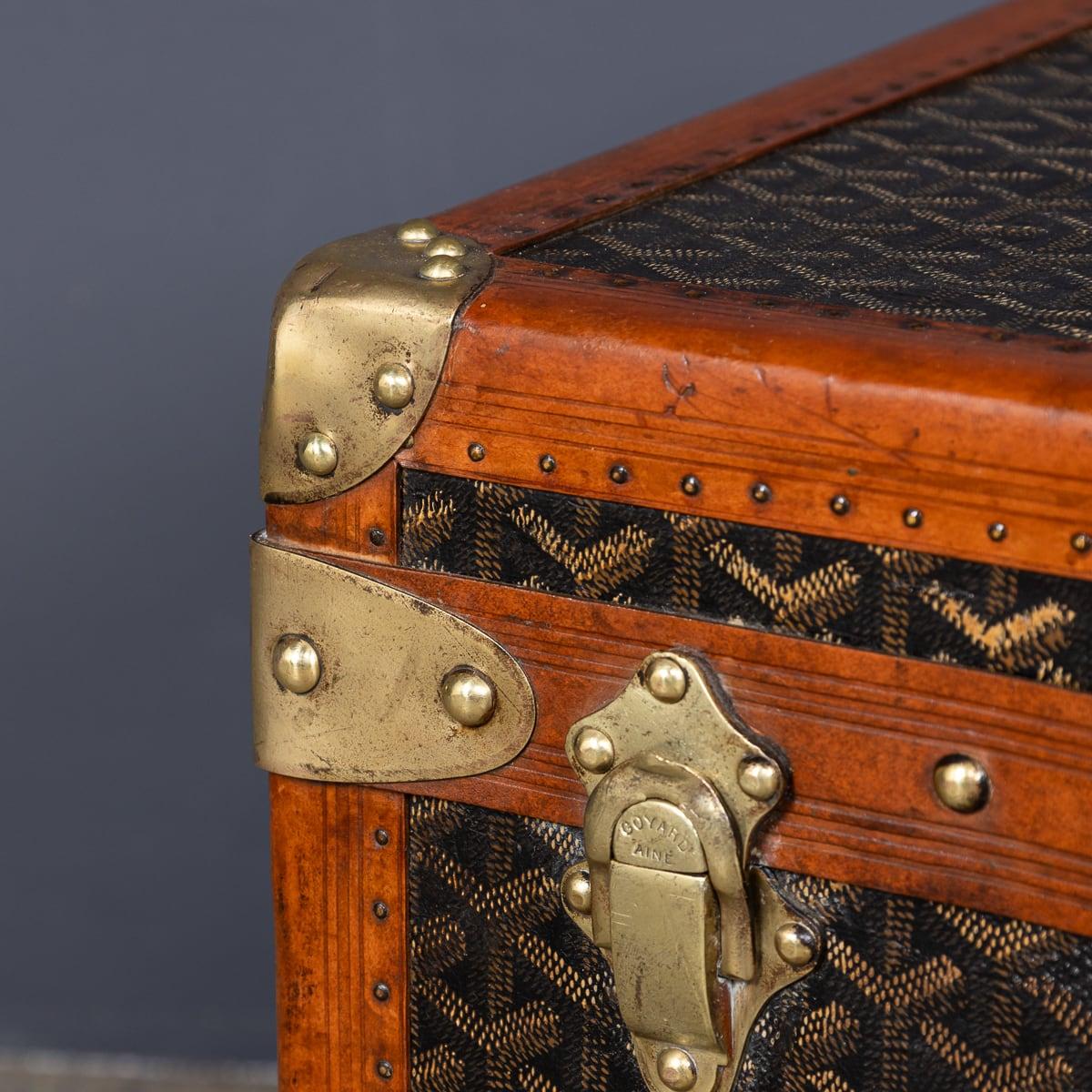 Antico baule francese del XX secolo di Goyard, Parigi, 1920 ca. 10