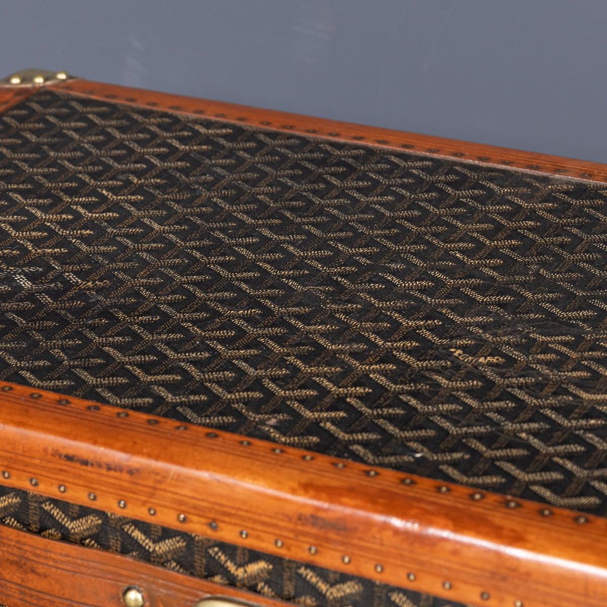 Antico baule francese del XX secolo di Goyard, Parigi, 1920 ca. 14