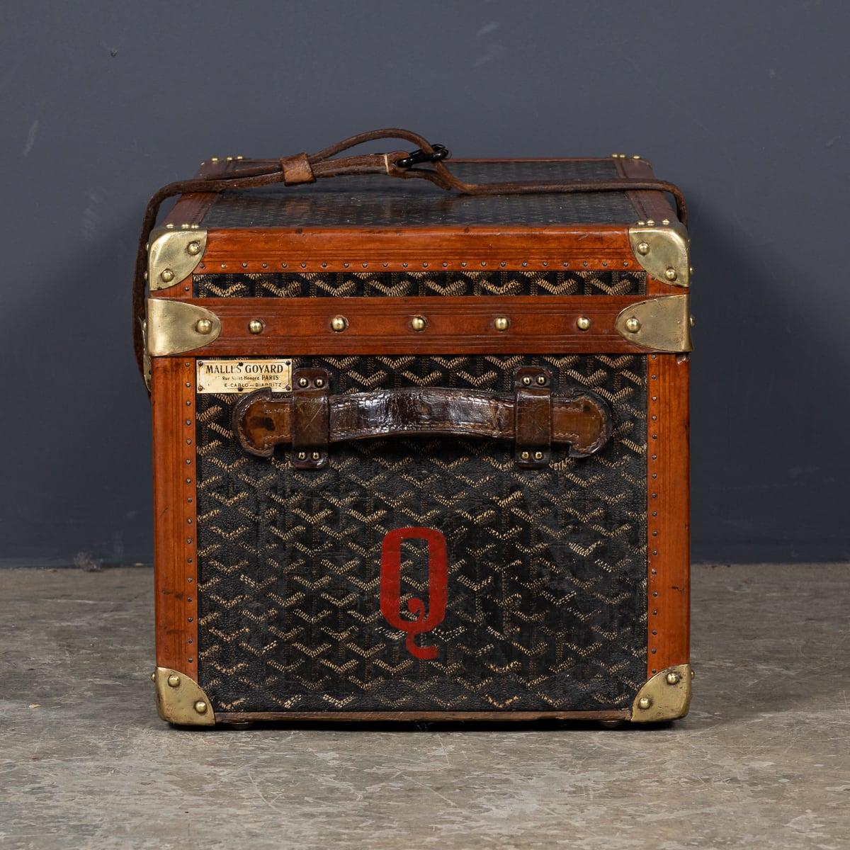 Francese Antico baule francese del XX secolo di Goyard, Parigi, 1920 ca.