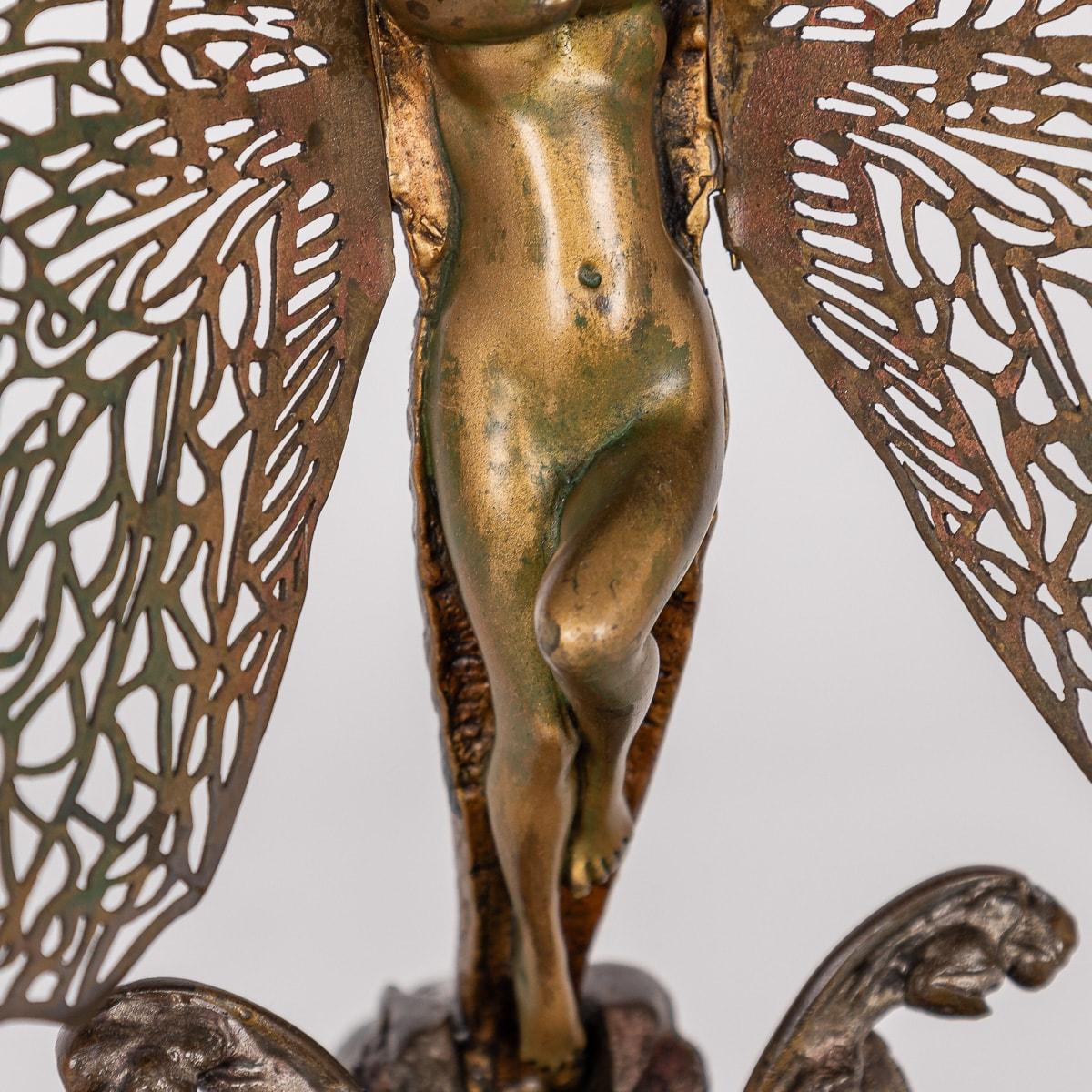 Antique 20th Century Gilt Bronze Butterfly By Carl Kauba (1865-1922) For Sale 12