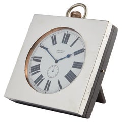 Antico orologio Goliath del XX secolo con cassa in argento, data circa 1910