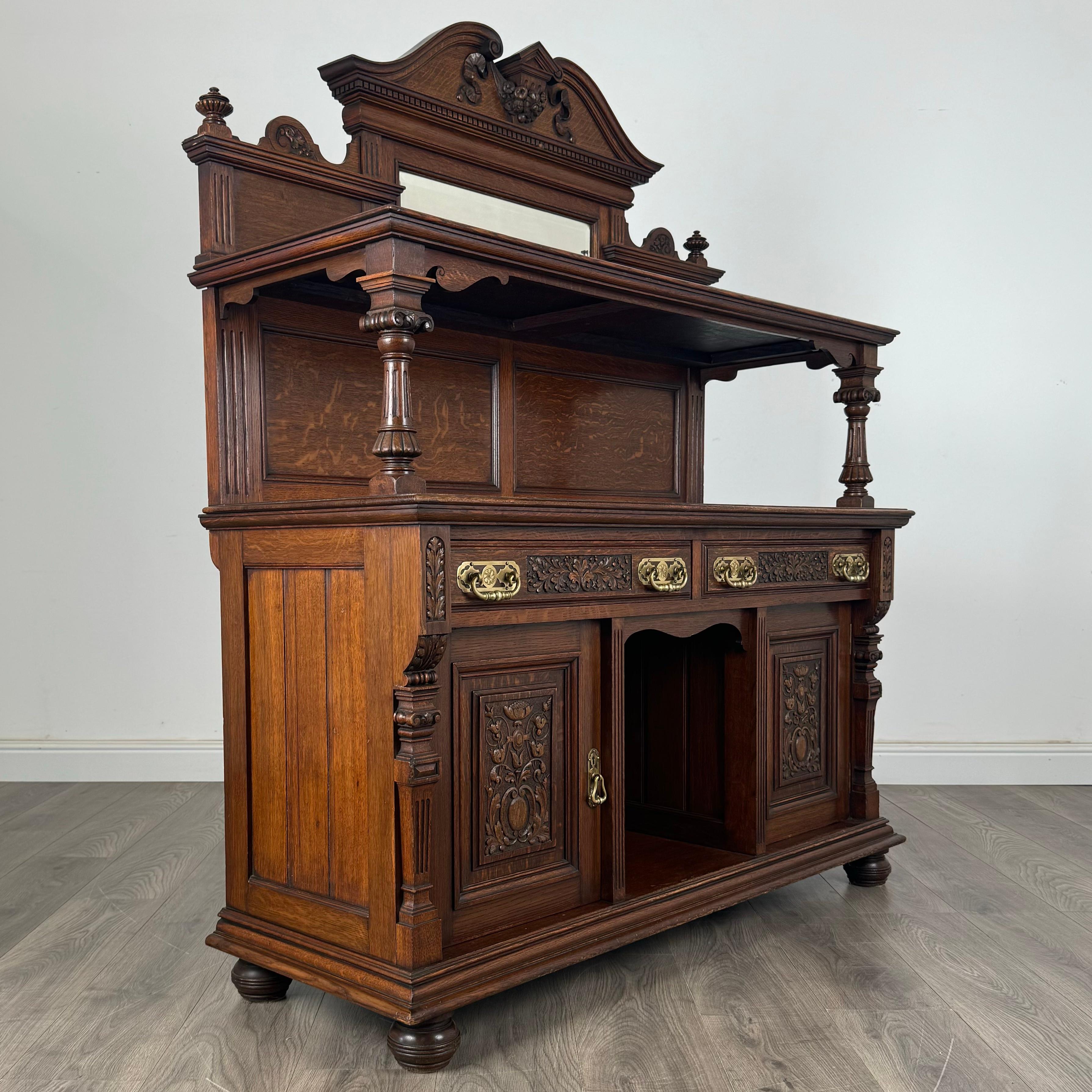 Antikes Sideboard aus Eiche in guter Qualität des 20. Jahrhunderts ( REF AF-3489) im Angebot 5
