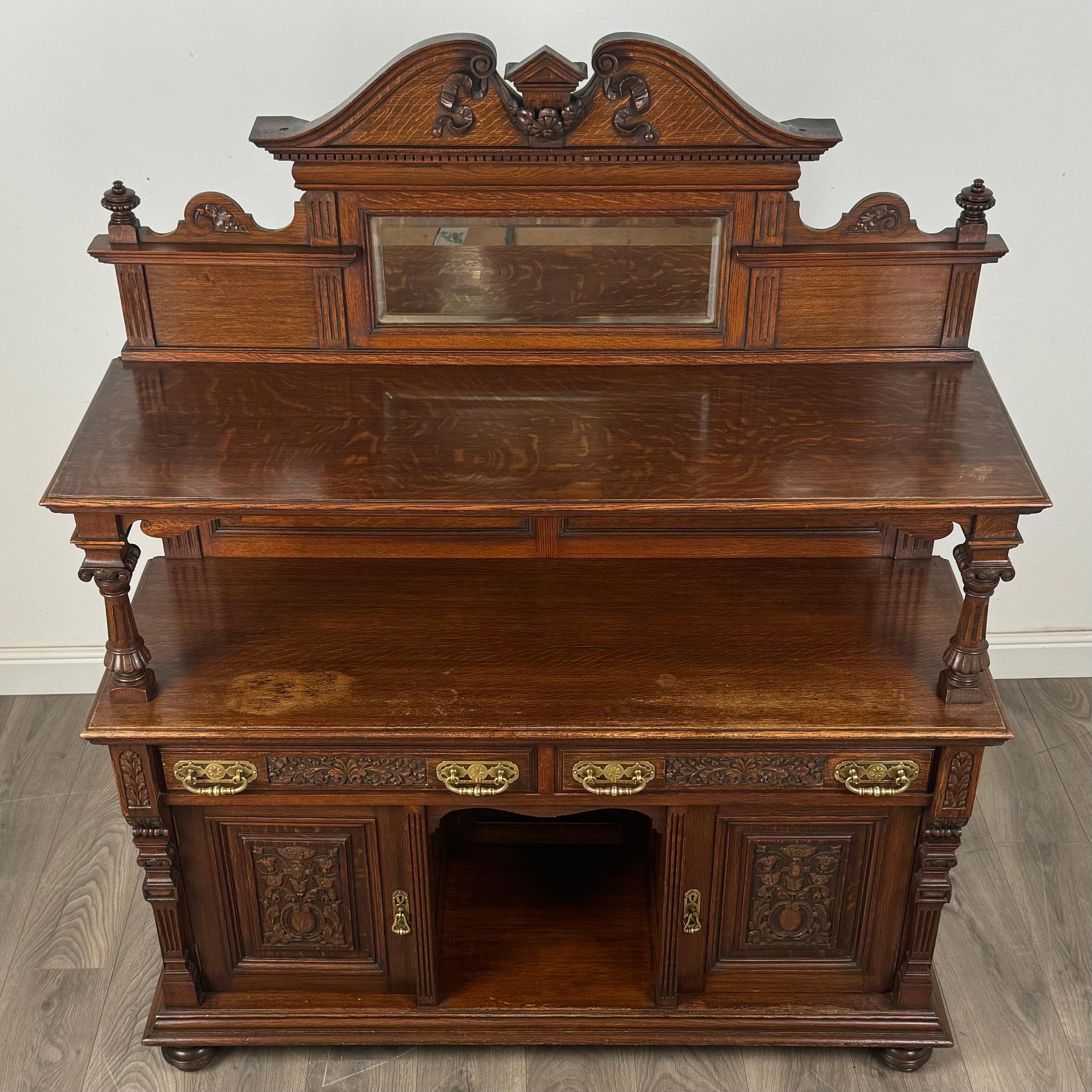 Antikes Sideboard aus Eiche in guter Qualität des 20. Jahrhunderts ( REF AF-3489) im Angebot 6
